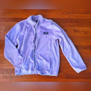 Eddie Bauer Zipup With Pockets Fleece lavender Junior XL (16)